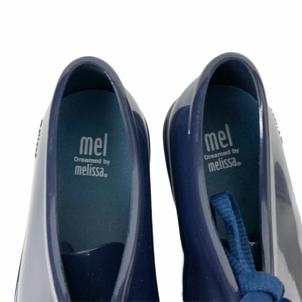 Mel Melissa Kids Lace Up Sneaker Size US 2 Blue